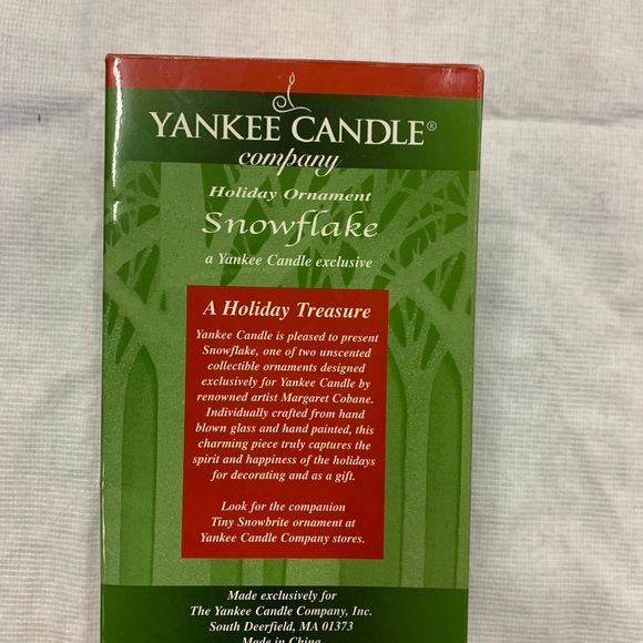 Yankee Candle holiday ornament “Snowflake” - Picture 2 of 7